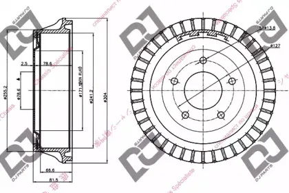 Тормозной барабан DJ PARTS купить